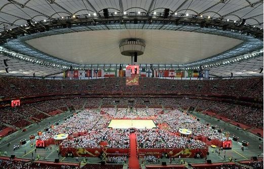 Рекорд посещаемости зрителей был установлен на первом матче Чемпионата мира по волейболу - фотография