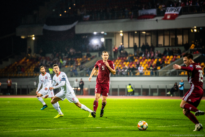 Латвия - Польша | Стадион Даугава 10.10.2019