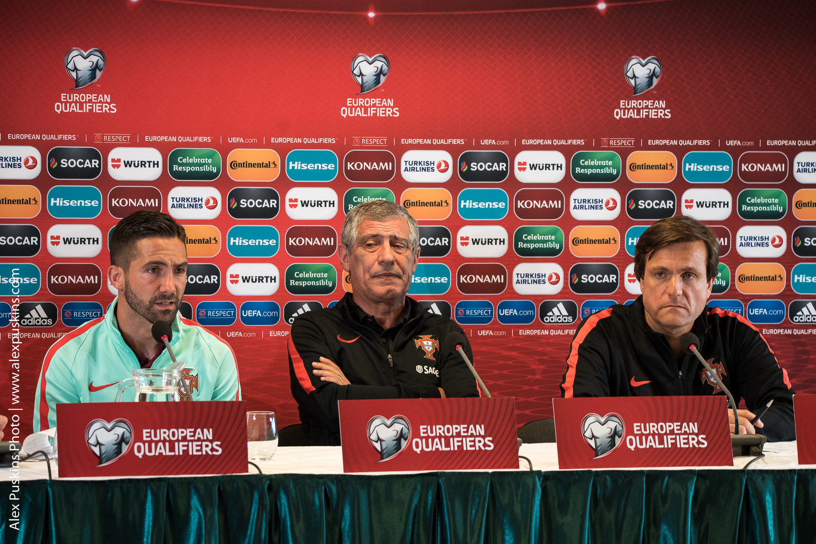Пресс конференция сборной Португалии в Риге